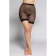 Demi collant fin anti frottement Ulla Popken 30 deniers coloris noir (face)