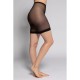 Demi collant fin anti frottement Ulla Popken 30 deniers coloris noir (côté)