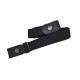Ceinture extensible noire sans boucle grande taille pour femme