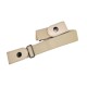 Ceinture extensible beige sans boucle grande taille pour femme