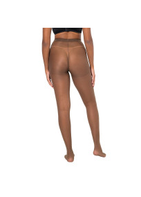 Collants fins 20 deniers grande taille coloris moka en lot de 3 - photo de dos