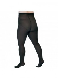 Collant "basique" grande taille - collant 40 deniers noir Lida 141 (dos)