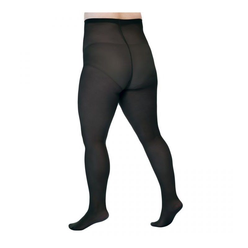 Collant "basique" grande taille - collant 40 deniers noir Lida 141 (dos)
