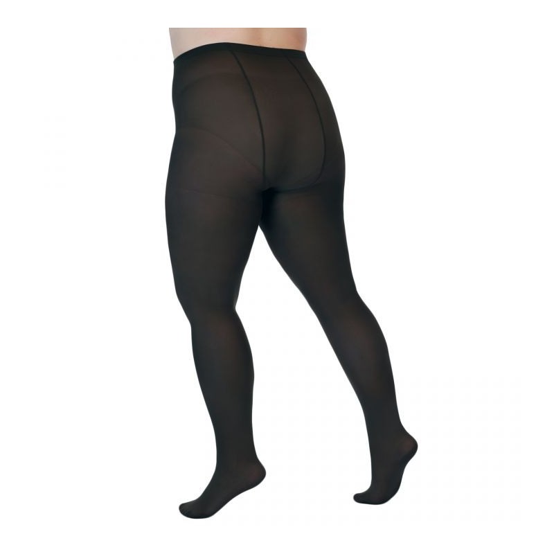 Collant "basique" grande taille - collant 40 deniers noir Lida 124- 154 (dos)