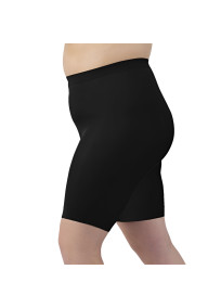 short sous robe anti irritations noir en grande taille