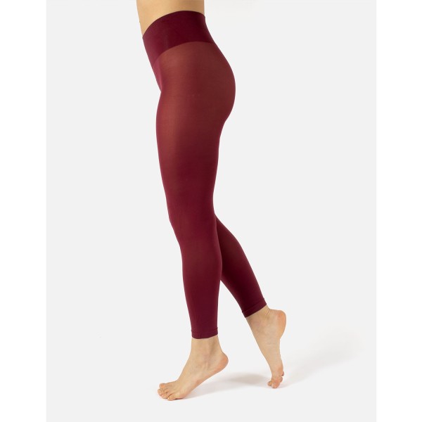 Collant sans pied grande taille opaque 70D Cette Chili Pepper, vue produit détaillée (taille et finitions)