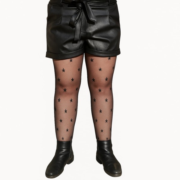collant fantaisie motif étoiles de la marque spécialisée grande taille ronde à croquer