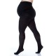 Collants grossesse grande taille - collants maternité 50 deniers opaque noirs (dos)
