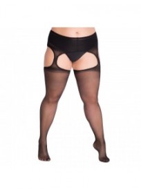 collant porte-jarretelles grande taille Lida xxl erotic line (face)