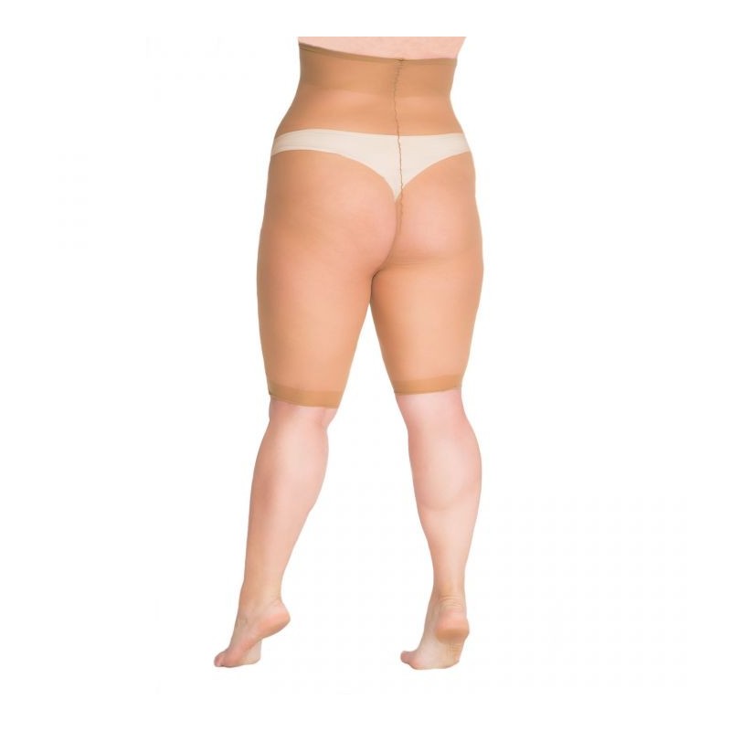 collant grande taille - cycliste demi collant anti frottement Lida chair (dos)