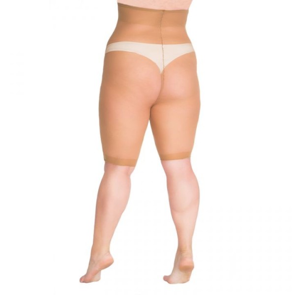 collant grande taille - cycliste demi collant anti frottement Lida chair (dos)