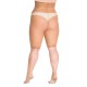 collant grande taille - cycliste demi collant anti frottement Lida chair (dos)