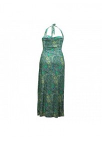 robe grande taille - maxi dress très longue ashanti lili london imprimée paisley cachemire (dos)