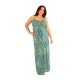 robe grande taille - maxi dress très longue ashanti lili london imprimée paisley cachemire (portée face)