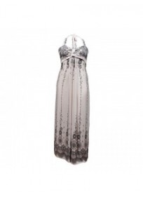 robe grande taille - maxi dress très longue ashanti lili london imprimée dentelle fleurie (face)
