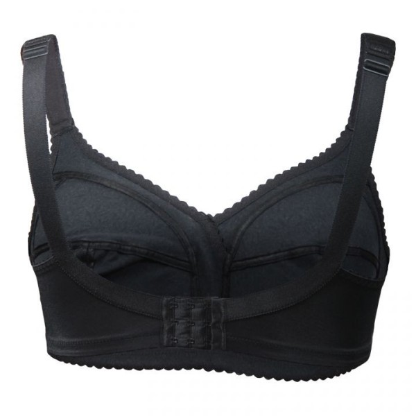 soutien-gorge grande taille - soutien gorge ultra confort Berdita noir dos