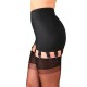 porte-jarretelles grande taille - gaine porte-jarretelles 14 attaches nylon dreams noir