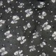Tunique grande taille - top kimono transparent motif petits noeuds et strass (détail motif)