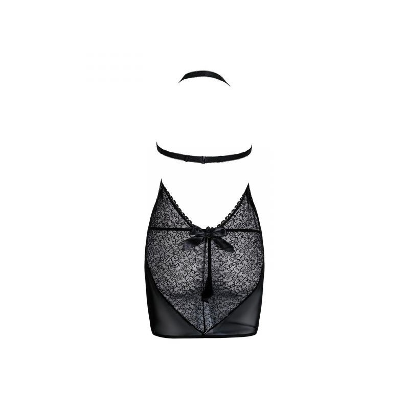 nuisette grande taille - ensemble nuisette dos nu + string "Amysa" Anais apparel (dos)