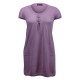 tunique grande taille - robe tunique longue lilas ladybelle (face)