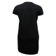 tunique grande taille - robe tunique longue noire ladybelle (dos)