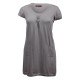 tunique grande taille - robe tunique longue gris ladybelle (face)